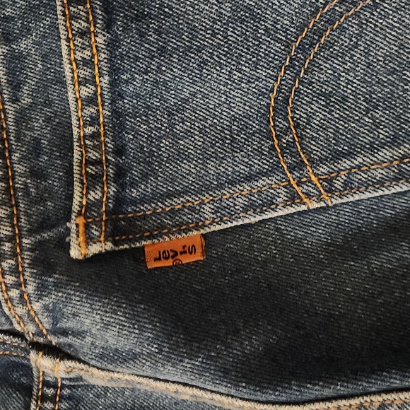 VINTAGE ORANGE TAB LEVIS - Picture 2 of 9